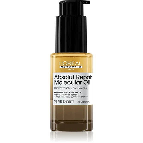 Loreal Serie Expert Absolut Repair Molecular kétfázisú olaj sérült hajra, 30 ml