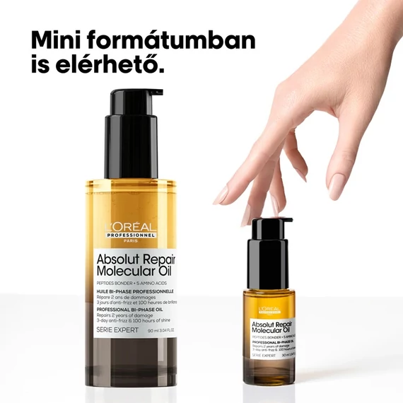 Loreal Serie Expert Absolut Repair Molecular kétfázisú olaj sérült hajra, 90 ml
