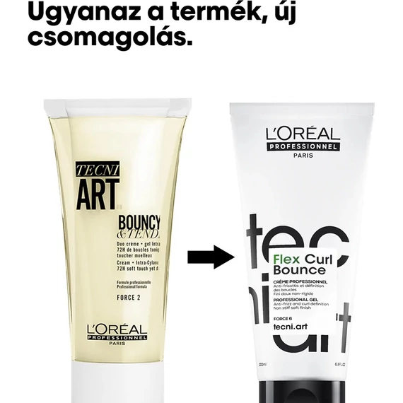 Loreal Tecni.Art Flex Curl Bounce hajformázó krém göndör hajra, 200 ml