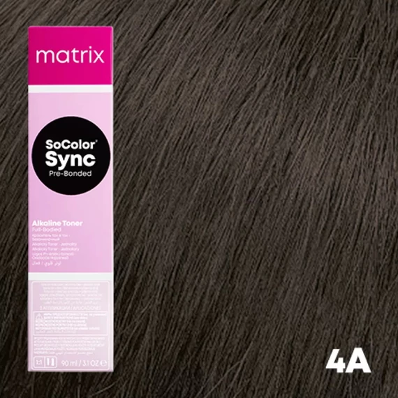Matrix Super Sync Pre-Bonded ammóniamentes hajszínező 4A