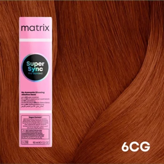 Matrix Super Sync Pre-Bonded ammóniamentes hajszínező 6CG