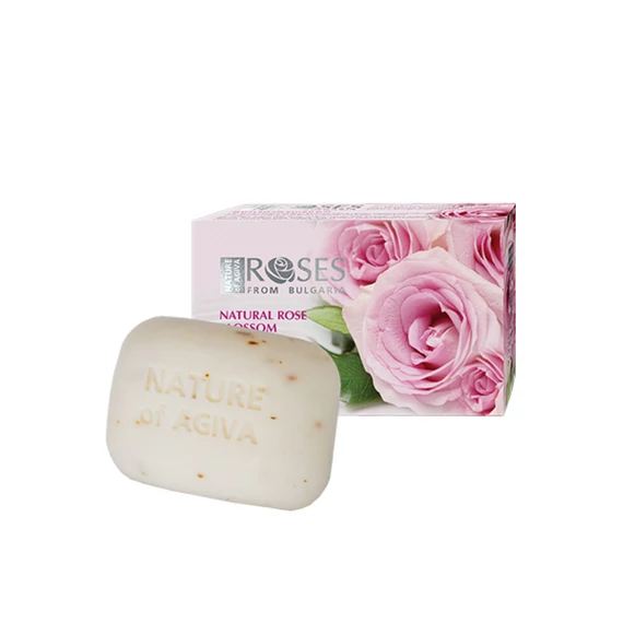 Nature of Agiva Roses szappan fehér rózsa kivonattal, 75 g