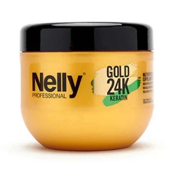 Nelly 24K tápláló hajpakolás búzaproteinnel és keratinnal, 500 ml