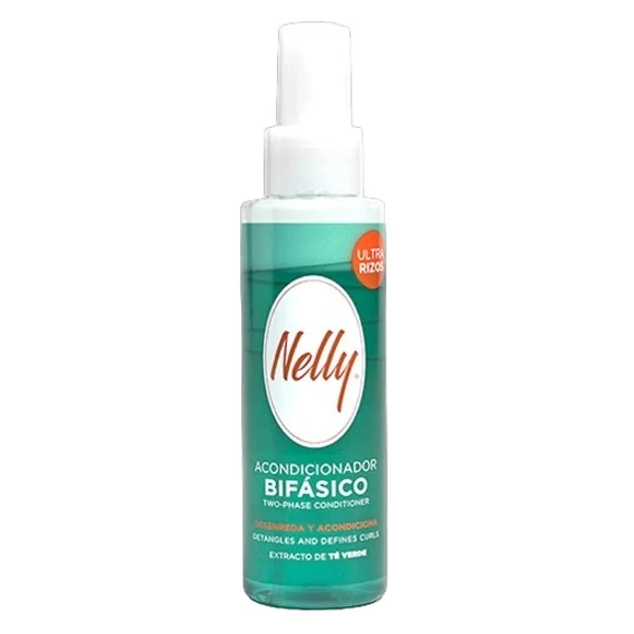 Nelly kétfázisú instant kondicionáló göndör hajra, 100 ml