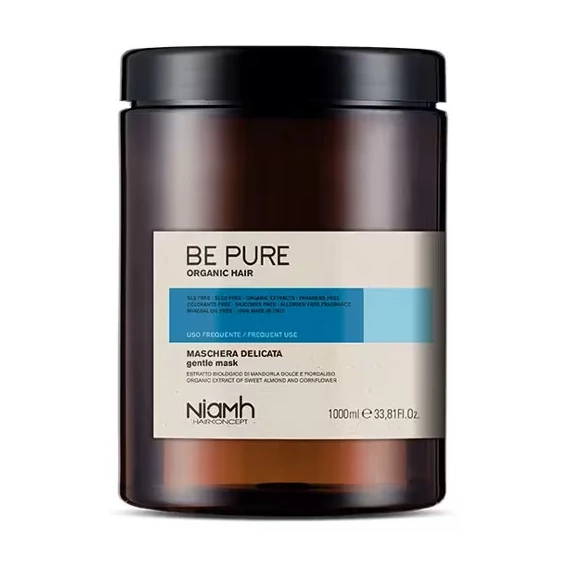 Niamh Be Pure Gentle hajpakolás mindennapi használatra, 500 ml