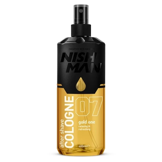 Nish Man After Shave Lotion Cologne 07 Gold One borotválkozás utáni folyadék, 400ml