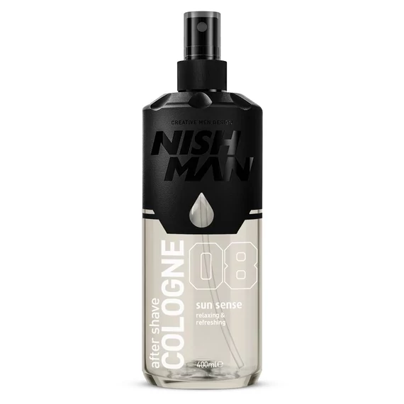 Nish Man After Shave Lotion Cologne 08 Sun Sense borotválkozás utáni folyadék, 400 ml