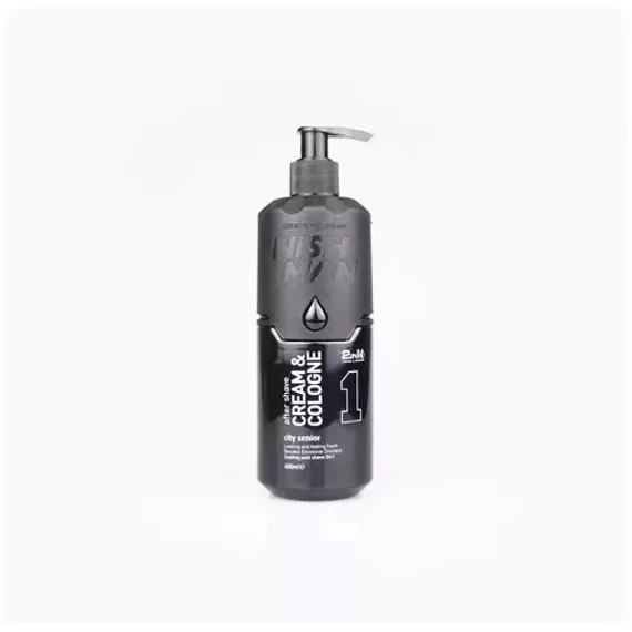 Nish Man Cream&Cologne 01 City Senior borotválkozás utáni balzsam, 400ml