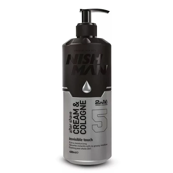 Nish Man Cream&Cologne 05 Invisible Touch borotválkozás utáni balzsam, 400ml