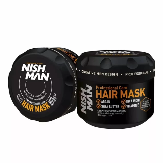 Nish Man Inca Inchi Complex hajpakolás száraz és sérült hajra, 300 ml