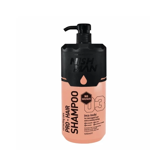 Nish Man Inca Inchi hidratáló sampon, 1250 ml