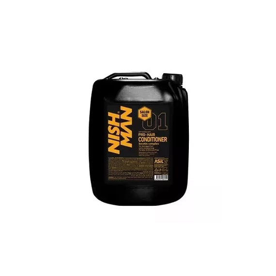 Nish Man Pro-Hair Keratin Complex hidratáló balzsam sérült hajra,  5 l