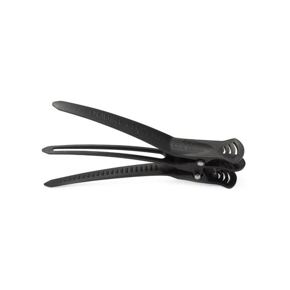 Olivia Garden Double Clip Petite Black feltűző csipesz