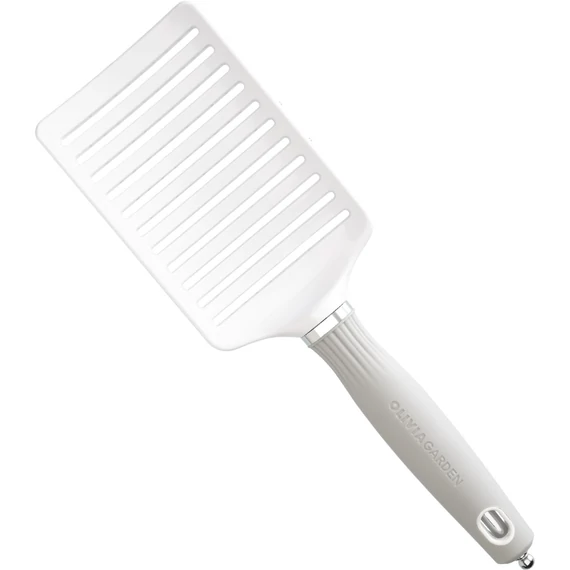 Olivia Garden Expert Care Vent White & Grey nylon sörtés hajkefe, Large