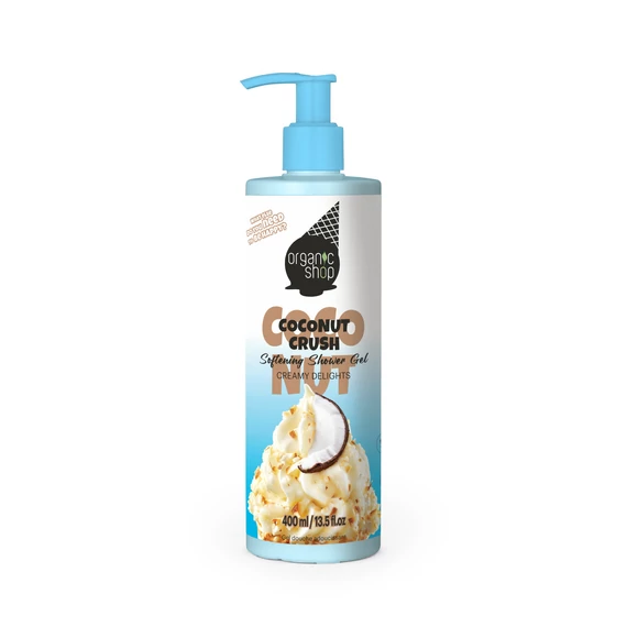 Organic Shop kókusz fagyi puhító tusfürdő gél, 400 ml