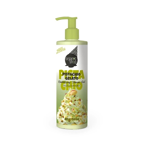 Organic Shop pisztácia fagyi revitalizáló tusfürdő gél, 400 ml