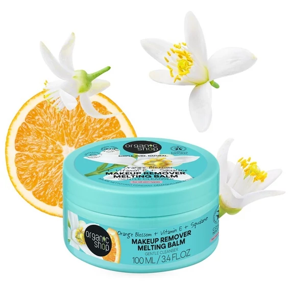 Organic Shop sminklemosó balzsam narancsvirággal E-vitaminnal és szkvalánnal, 100 ml
