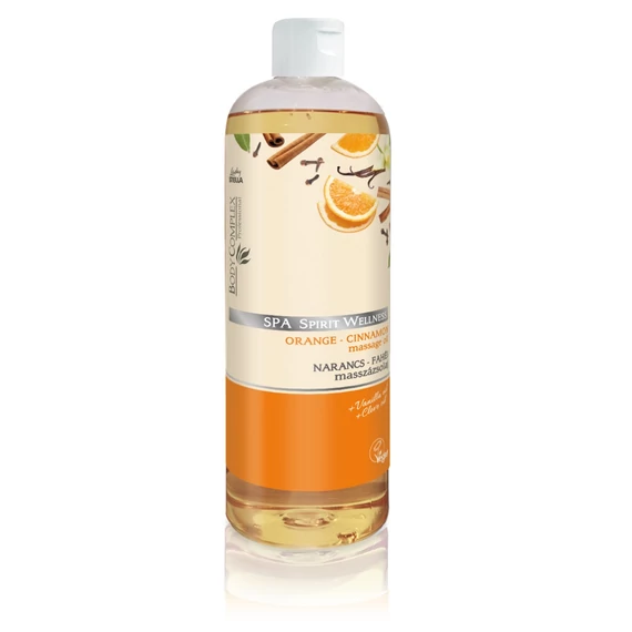 Lady Stella Spa Spirit Wellness kupakos masszázsolaj, narancs-fahéj, 1 l