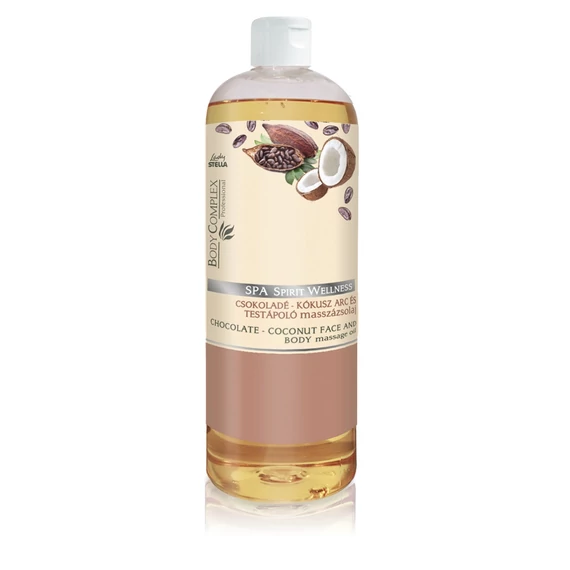 Lady Stella Spa Spirit Wellness csokoládé kókusz intenzív bőrápoló masszázsolaj, 1 l