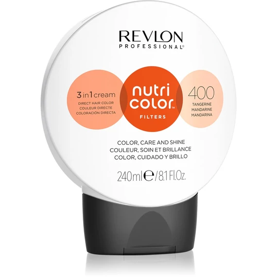 Revlon Nutri Color Creme színező hajpakolás 400 Narancs, 240 ml