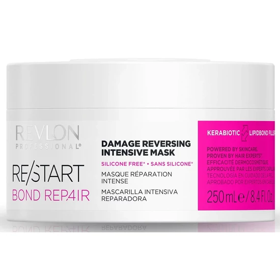 Revlon Restart Bond Repair Intensive hajerősítő pakolás sérült hajra, 250 ml