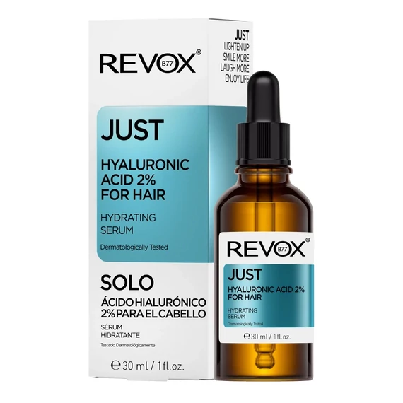 Revox B77 Hyaluronic Acid 2% hidratáló szérum száraz hajra és fejbőrre, 30 ml
