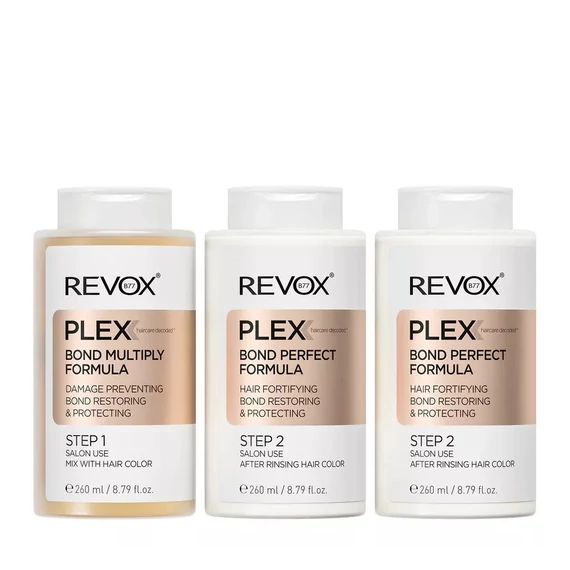 Revox Professional professzionális hajújraépítő szalonkezelés szett, 3x260 ml