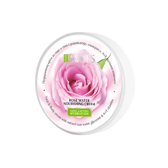 Roses Nature tápláló arckrém rózsa elixírrel, 100 ml
