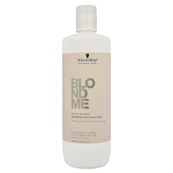 Schwarzkopf Blondme Bond Repair Brightening sampon szőke hajra, 1000 ml