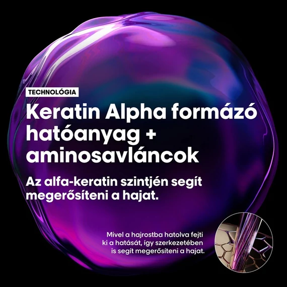 Loreal Serie Expert Keratin Alpha Sleek simitó hajkezelés, 200 ml