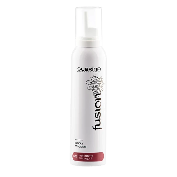 Subrina Professional Fusion hajszínező és fixáló hab 6/65 mahagóni