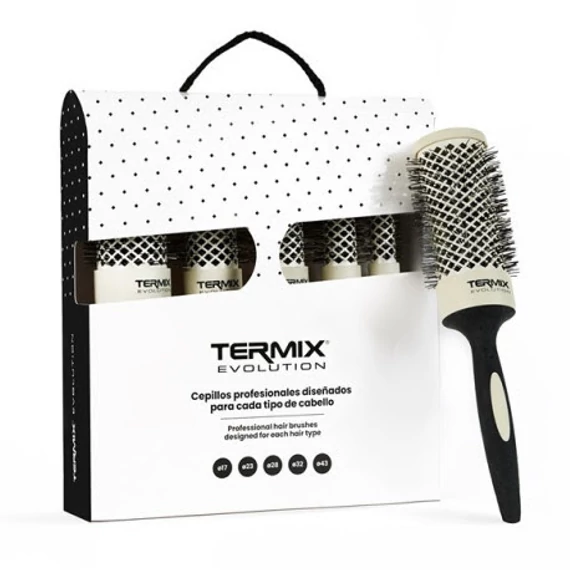 Termix Evolution Soft körkefe szett, 5 db (17, 23, 28, 32, 43 mm)