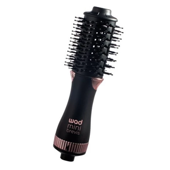 Wad Mini Brevis körkefés hajszárító, fekete-rose gold