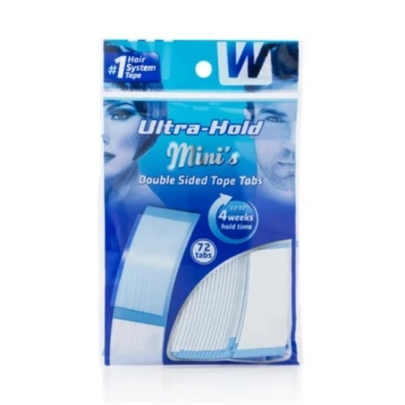 Walker Tape Ultra Hold Mini Strips kétoldalú paróka ragasztó, 72 db