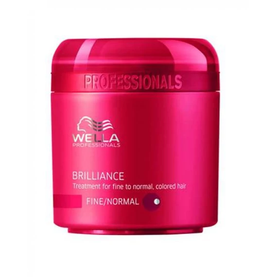 Wella Professionals Brilliance hajpakolás vékonyszálú festett hajra, 150 ml