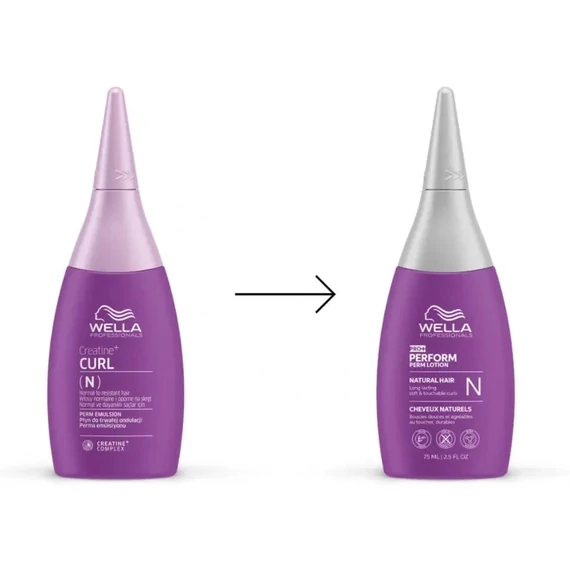 Wella Professionals Perform+ Perm N dauervíz normál és nehezen kezelhető hajra, 75 ml