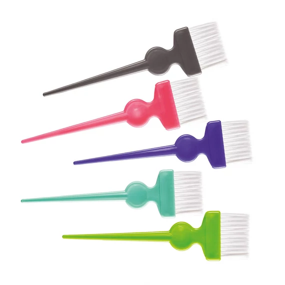 Hair Care színes hajfestő ecset szett, 5 db