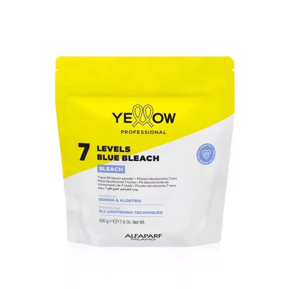Yellow Bleaching Powder 7 Levels Blue szőkítőpor, 500 g