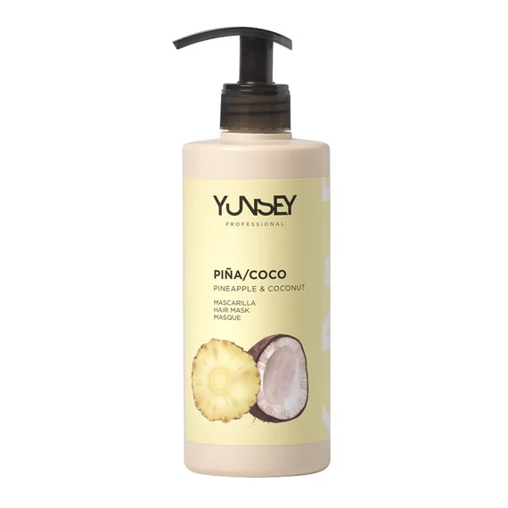 Yunsey Neutral aromás balzsamos hajpakolás, Ananász és kókusz, 400 ml