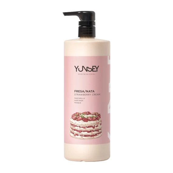 Yunsey Neutral aromás balzsamos hajpakolás, Krémes eper, 1 l