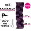 Afro szintetikus 100% kanekalon haj, 100 cm, 165 g, Violet