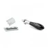 Edwin Jagger Closed Comb Chatsworth Plaza borotva Ebony/Chrome