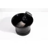 Epsilon Ceramic Shaving Bowl With Handle (Black)