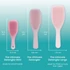 Tangle Teezer Large gubanctalanító hajkefe vizes hajra, Pink Hibiscus